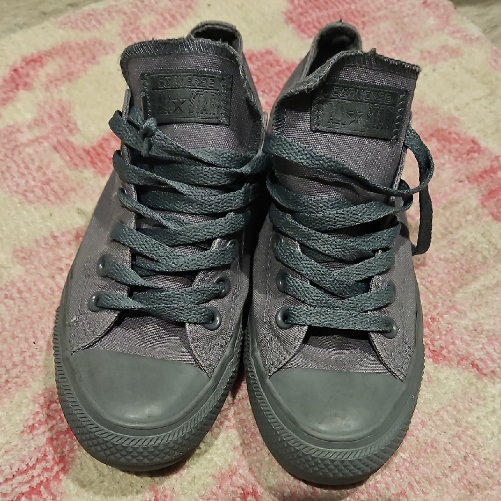 Converse Charcoal High-Top Sneakers